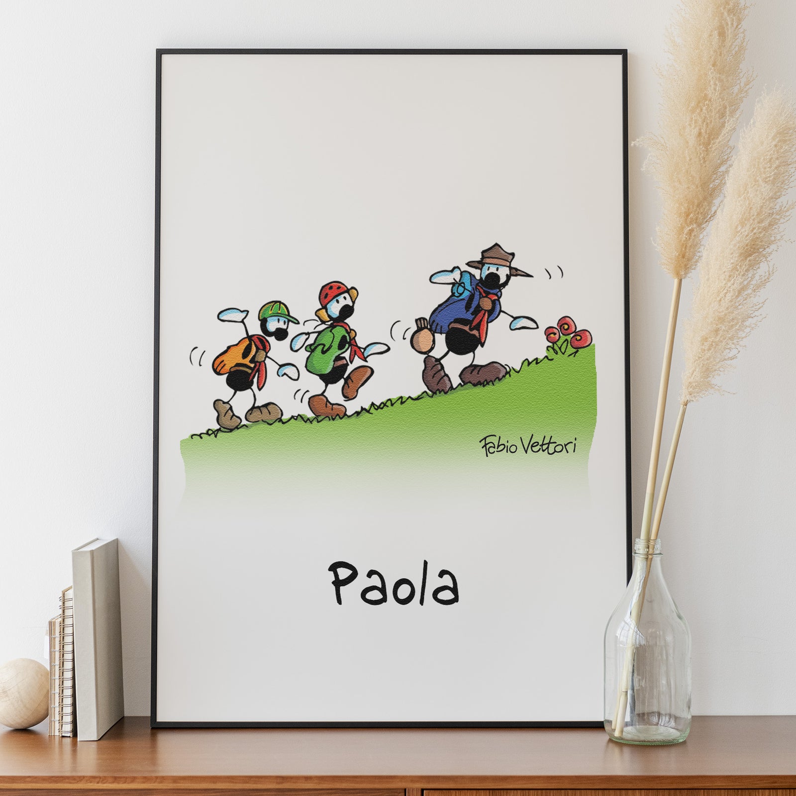 Personalized "Scout" poster print