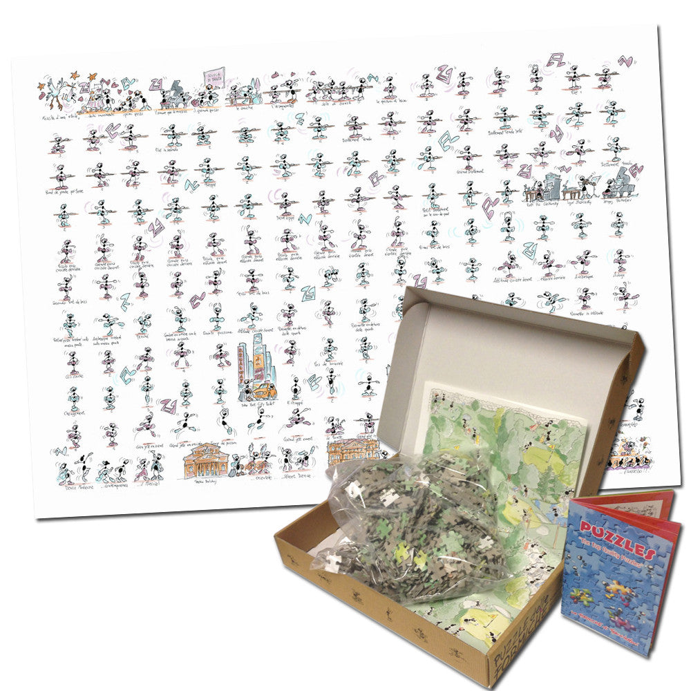 Puzzle "Scuola di danza" 1080 pezzi
