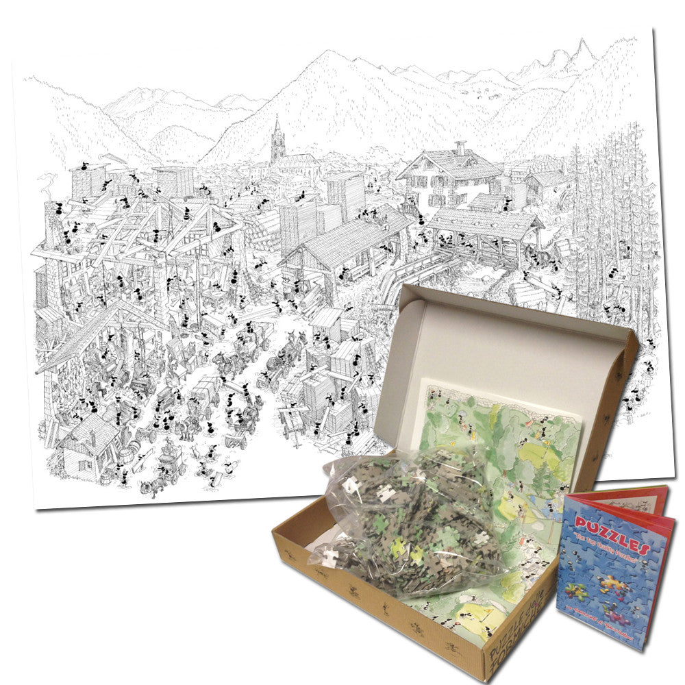 Puzzle "Segheria" 1080 pezzi