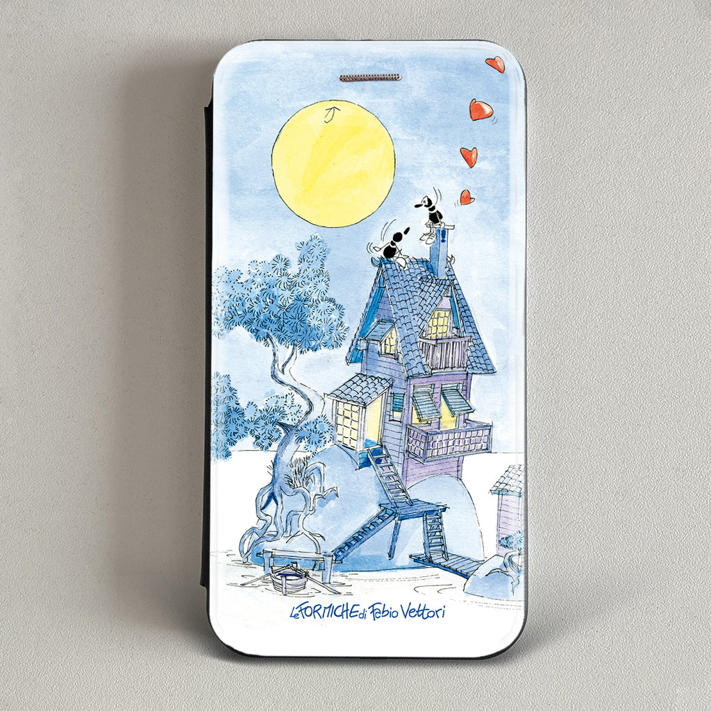 Artistic cover for Smartphone subject "Serenata" model with "Book" opening