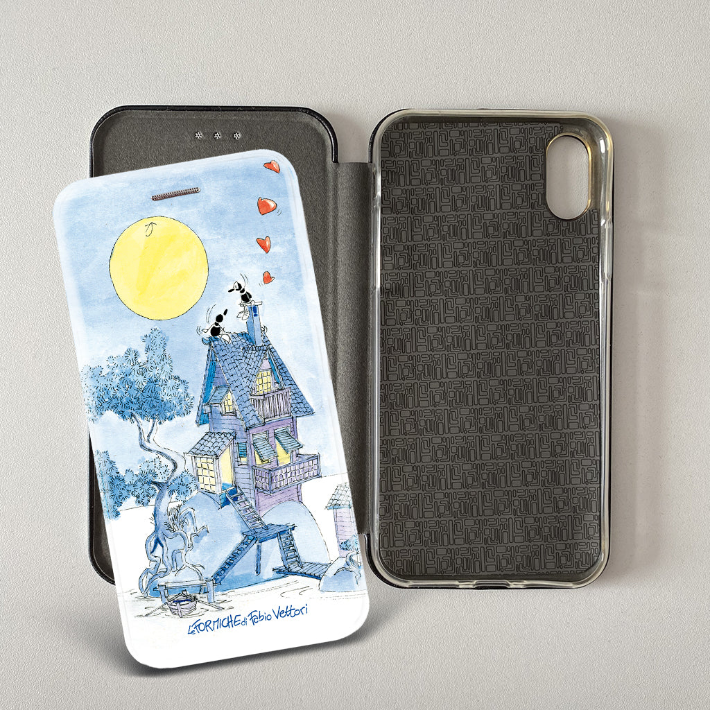 Artistic cover for Smartphone subject "Serenata" model with "Book" opening