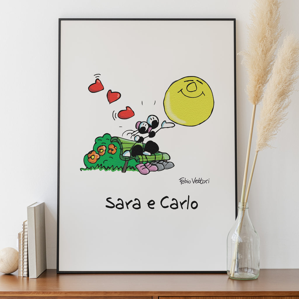 Stampa su poster personalizzata soggetto "Serenata"