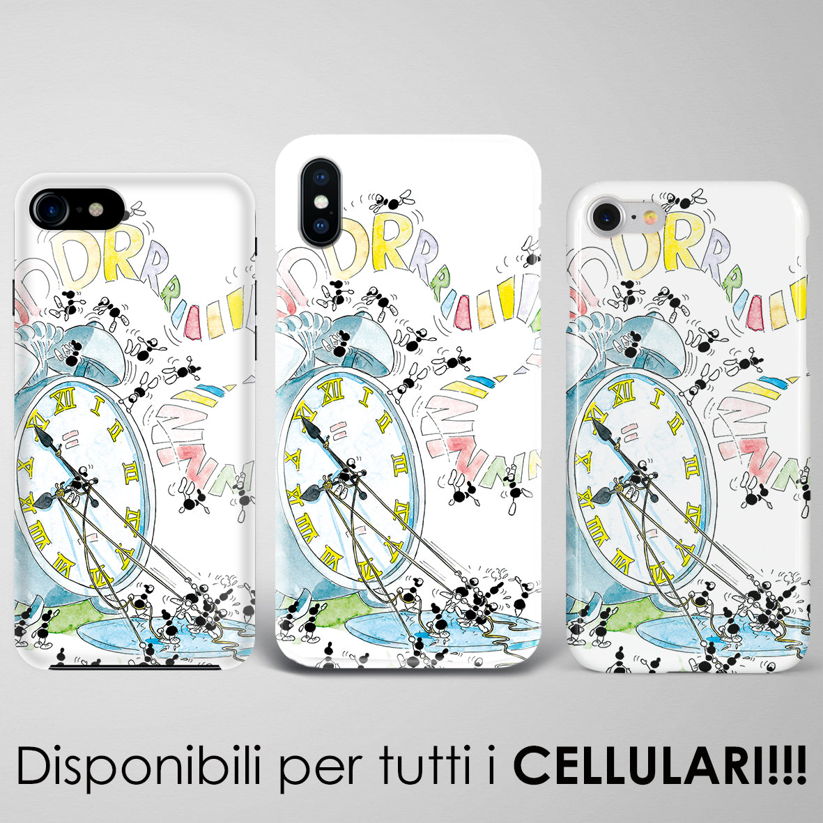 Artistic cover for Smartphone subject "Alarm clock"