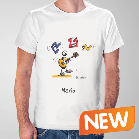 T-Shirt Personalizzata "Chitarrista"