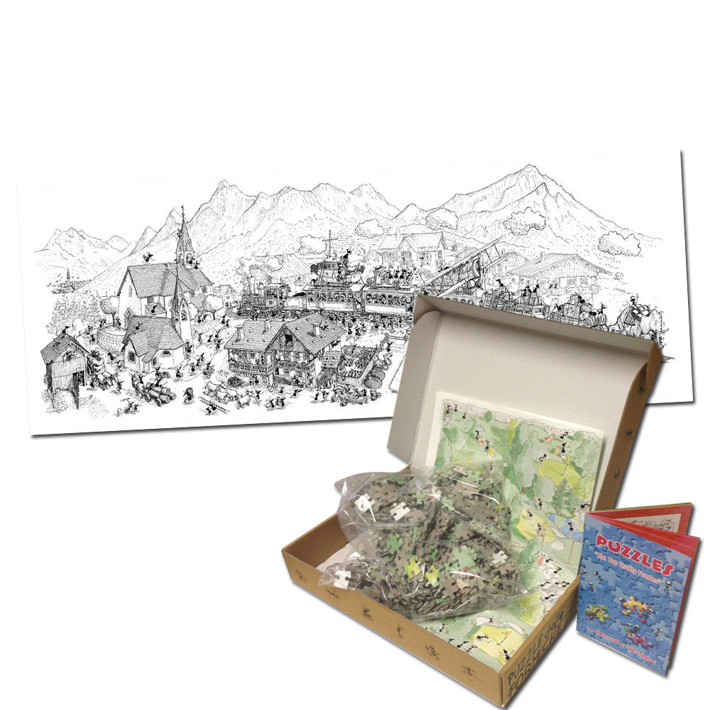 Puzzle "Dolomite train" 1080 pieces