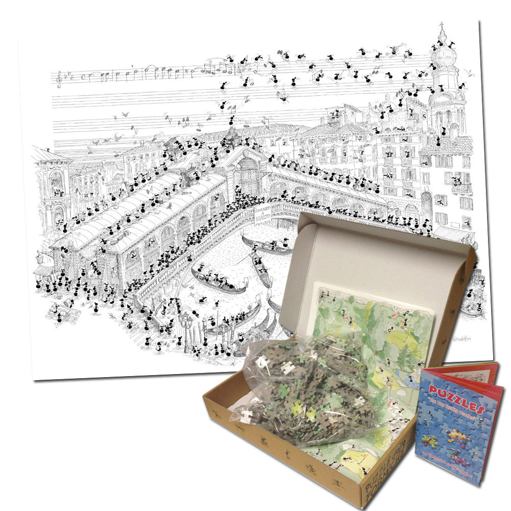 Puzzle "Venice Rialto Bridge" 1080 pieces