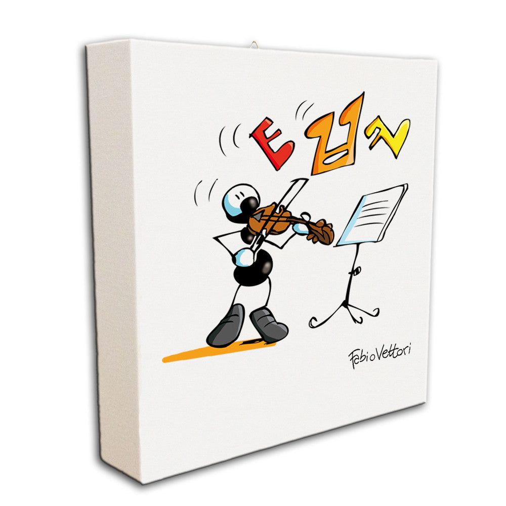 Canvas "Violinist"