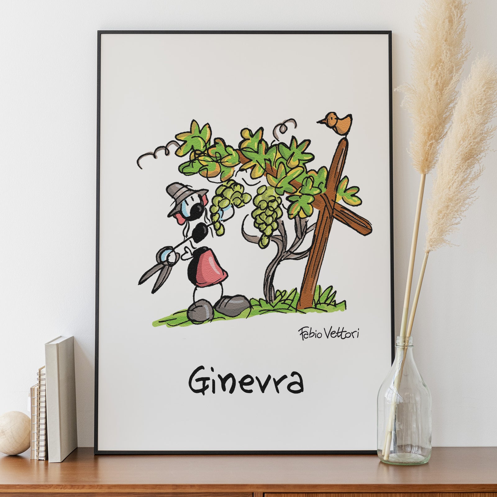 Personalized poster print with the subject "Winemaker"